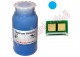 Kit Ricarica Toner per HP CE321A Ciano 1.300 Pagine con Chip 128A