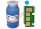 Kit Ricarica Toner per Samsung CLT-C506L SU038A Ciano 3.500 Pagine con Chip