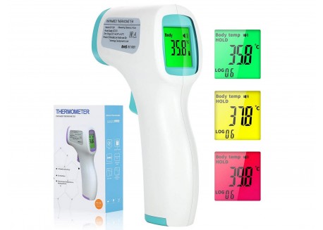 Termometro a pistola Infrarossi Laser Frontale senza contatto