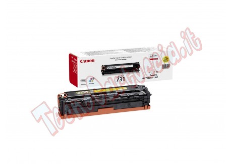 Toner Originale Canon 731 Giallo 1.500 Pagine 6269B002
