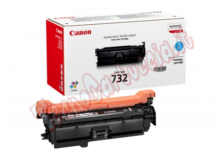 Toner Originale Canon 732 Ciano 6.400 Pagine
