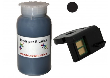 Kit Ricarica Toner per Xerox 106R01395 Nero 7.000 Pagine con Chip