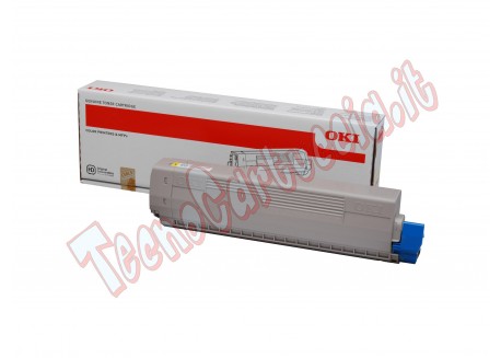 Toner Originale Oki 44844613 Giallo 7.300 Pagine