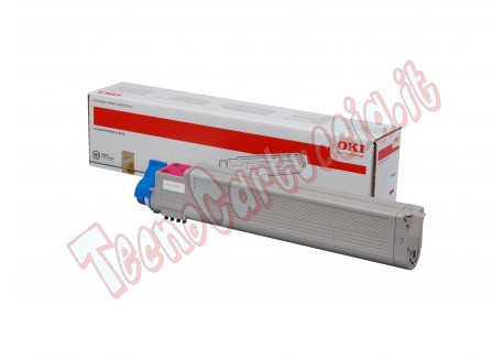 Toner Originale Oki 43837130 Magenta 22.000 Pagine