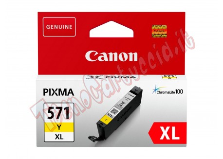 Cartuccia Originale Canon 0334C001 CLI-571XLY Giallo Alta Capacità