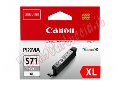 Cartuccia Originale Canon 0335C001 CLI-571XLGY Grigio Alta Capacità
