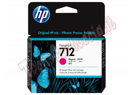 Cartuccia Originale HP 3ED68A Magenta 712