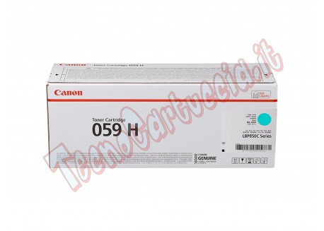 Toner Originale Canon 059H Ciano 13.500 Pagine 3626C001