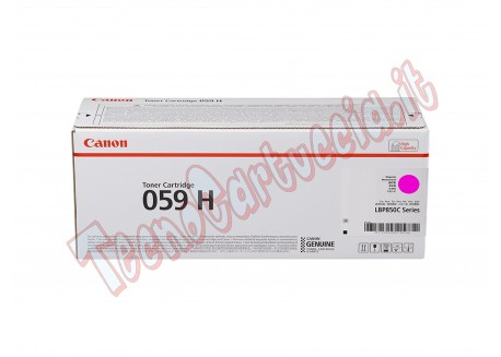Toner Originale Canon 059H Magenta 13.500 Pagine 3625C001