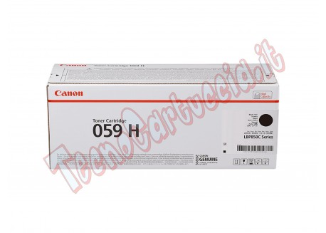 Toner Originale Canon 059H Nero 15.500 Pagine 3627C001