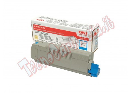 Toner Originale Oki 43381907 Ciano 2.000 Pagine