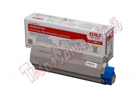 Toner Originale Oki 43872305 Giallo 6.000 Pagine