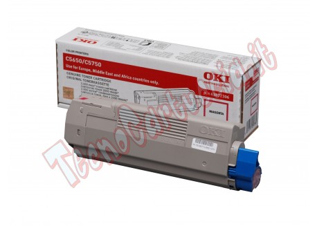 Toner Originale Oki 43872306 Magenta 6.000 Pagine