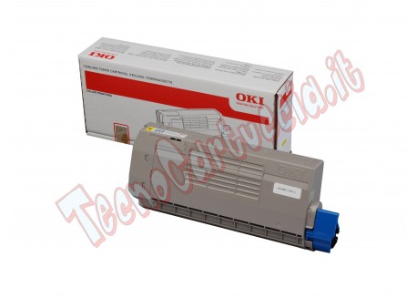 Toner Originale Oki 44318605 Giallo 11.500 Pagine