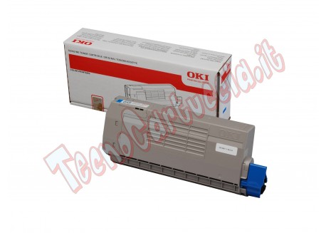 Toner Originale Oki 44318607 Ciano 11.500 Pagine