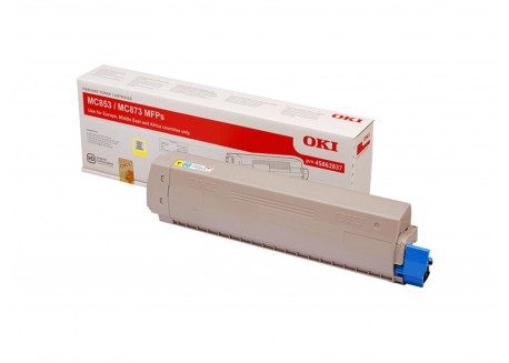 Toner Originale Oki 45862837 Giallo 7.300 Pagine