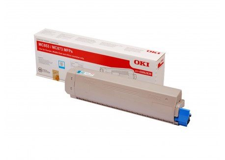 Toner Originale Oki 45862839 Ciano 7.300 Pagine