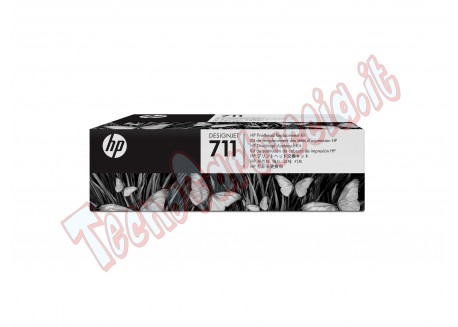 Cartucce Originali HP C1Q10A Nero, Ciano, Magenta e Giallo 711