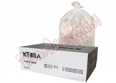Confezione 50 Sacchi in Palstica per Distruggidocumenti Kobra 310 TS HD C4 99.905