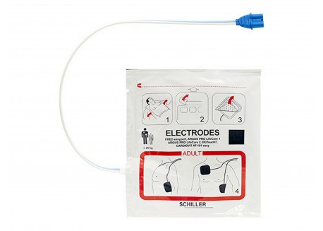 Elettrodi Adulti Defibrillatore Argus Pro LifeCare 1 / 2 Piastre Adulto Dura 2 anni 2.230377