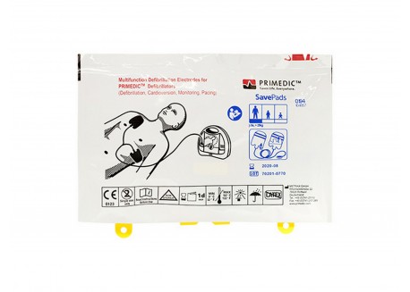 Elettrodi Adulti Defibrillatore Primedic Heartsave AED AS / M / PAD Piastre Adulto Dura 3 anni 96343