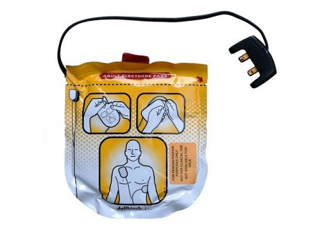 Elettrodi Adulti per Defibrillatore Defibtech Lifeline View Piastre Adulto Dura 2 anni DDP-2001