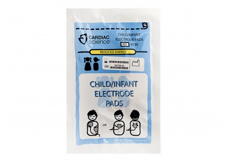 Elettrodi Pediatrici Defibrillatore Cardiac Science Powerheart G3 / Plus / Pro Piastre 9730-002