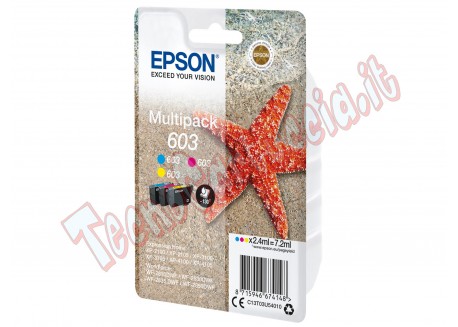 Cartucce di inchiostro Epson Multipack C/M/Y serie 603 Stella Marina