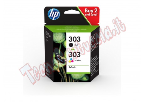 CONFEZIONE HP 303 CARTUCCIA COMBO 2-PACK NERO E COLORE