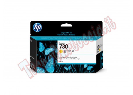 Hp - Cartuccia Originale ink - 730 - Giallo - P2V64A - 130ml