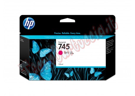 Hp - Cartuccia Originale ink - 745 - Magenta - F9J95A - 130ml
