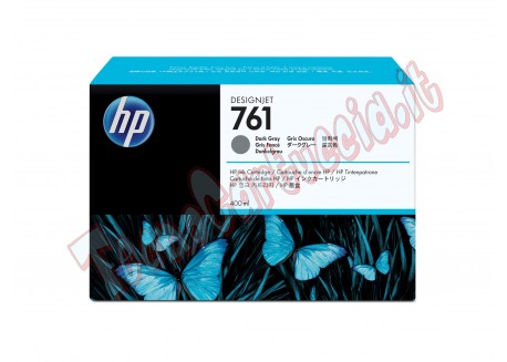 Hp - Cartuccia Originale ink - 761 - Grigio scuro - CM996A - 400ml