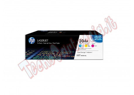 SCATOLA MULTIPACK 3 TONER COLORI CIANO/MAG/GIALLO HP LASERJET NR.304A