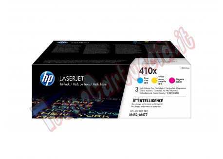 CONFEZIONE DA 3 CARTUCCE C/M/Y HP410X