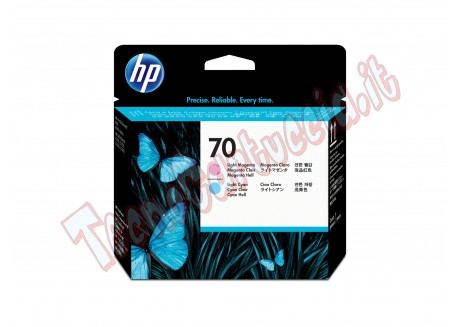 Hp - Testina di stampa - 70 - Ciano chiaro / Magenta chiaro - C9405A - 130ml