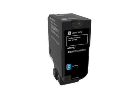 Lexmark - Toner - Ciano - 74C20C0 - return program - 3.000 pag