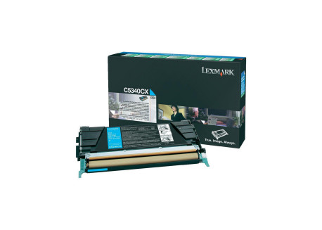 Lexmark - Toner - Ciano - C5340CX - return program - 7.000 pag