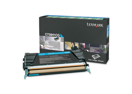 Lexmark - Toner - Ciano - C734A1CG - return program - 6.000 pag