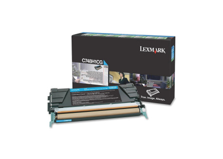 Lexmark - Toner - Ciano - C748H1CG - return program - 10.000 pag