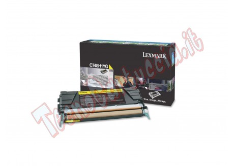 TONER GIALLO C748 RETURN PROGRAM ALTA RESA
