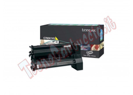 TONER RETURN PROGRAM GIALLO X782MFP C782 ALTISSIMA RESA