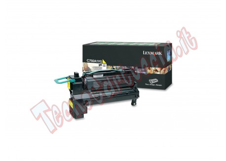 TONER GIALLO RETURN PROGRAM C792 X792
