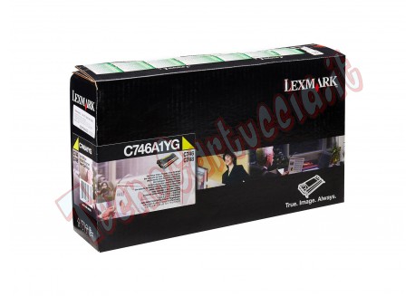 TONER GIALLO RETURN PROGRAM X746 X748