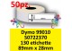 Etichette per Dymo 99010 S0722370 89x28mm Perm 130et (min 50pz)