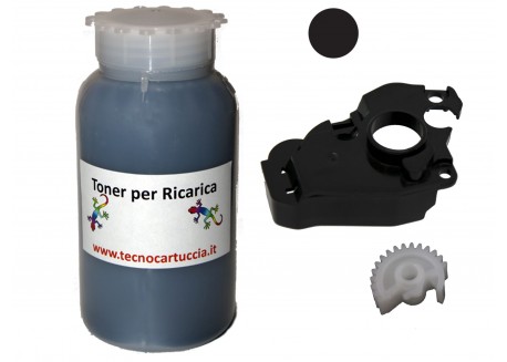 Kit Ricarica Toner per Brother TN-1050 1.000 Pagine con Ingranaggio