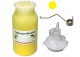Kit Ricarica Toner per Brother TN-230Y Giallo 1.400 Pagine con Ingranaggio