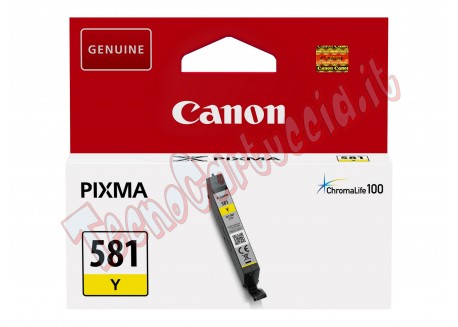 Cartuccia Originale Canon CLI-581Y Giallo 2105C001