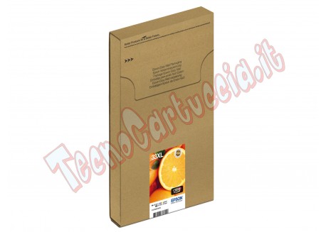 CONF. 5 CARTUCCE INK XL MULTIPACK 1 PER COLORE 33 ARANCE EASY MAIL