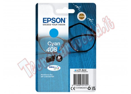 Epson Cartuccia DURABrite Ultra, 408L Ciano