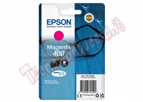 Epson Cartuccia DURABrite Ultra, 408 Magenta